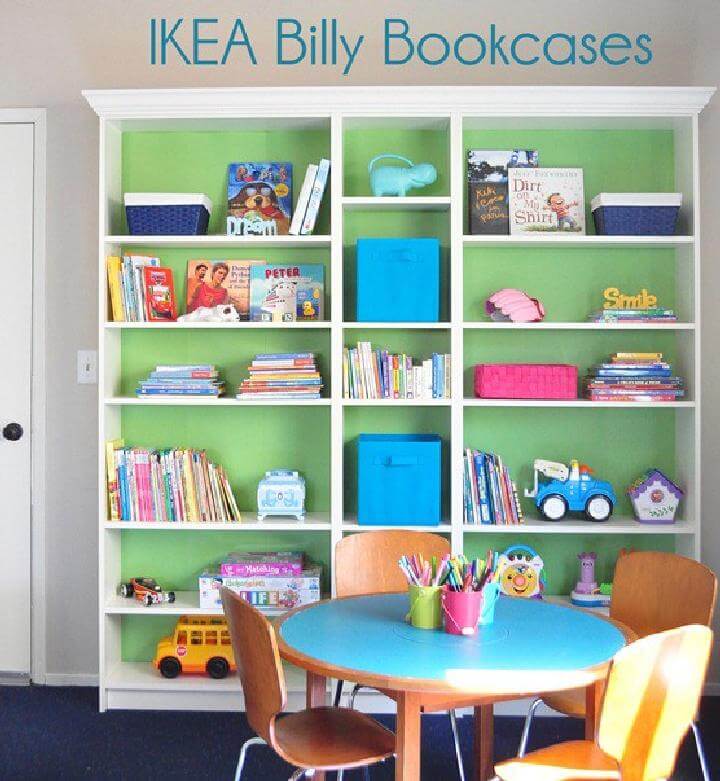 DIY IKEA BILLY Bookcase for Kid's Rooms