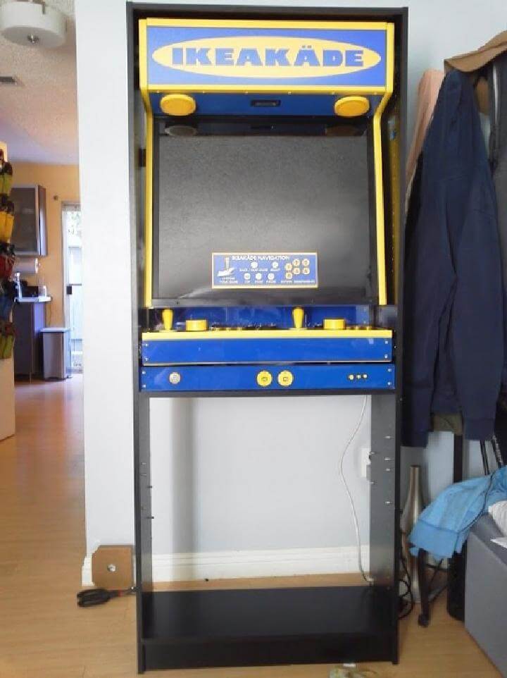 DIY IKEA BILLY into Arcade Game