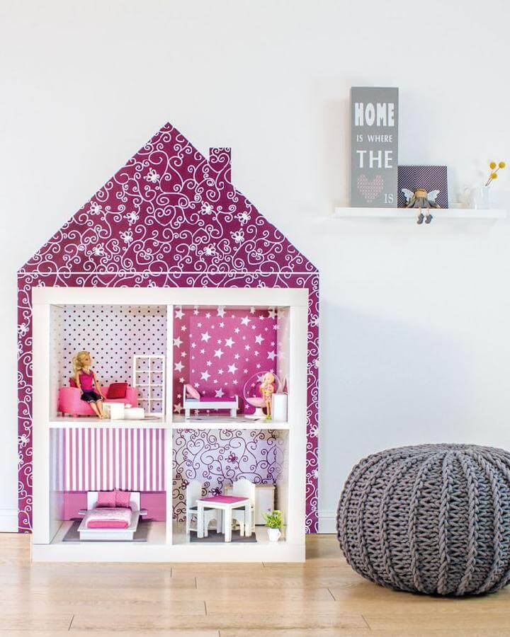 DIY IKEA Expedit Dollhouse