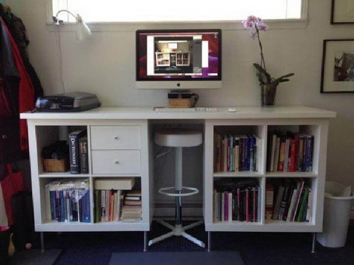 DIY IKEA Kallax into Standing Desk