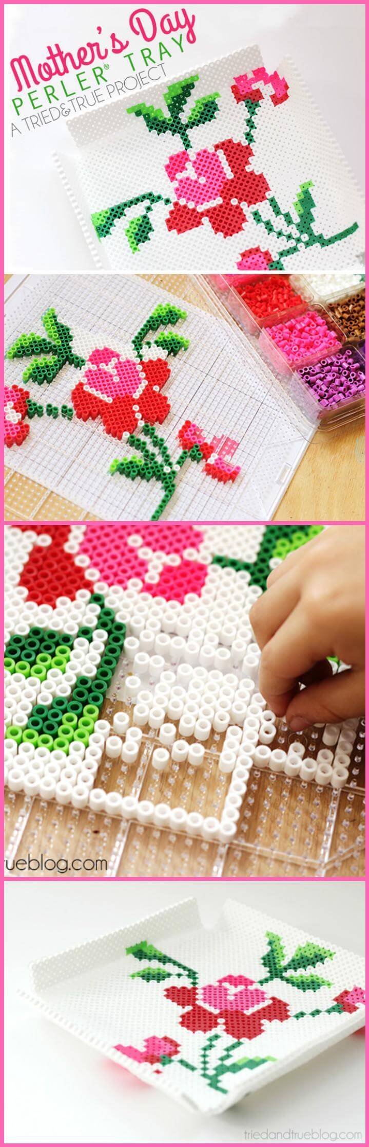 easy Mother's Day perfer bead tray