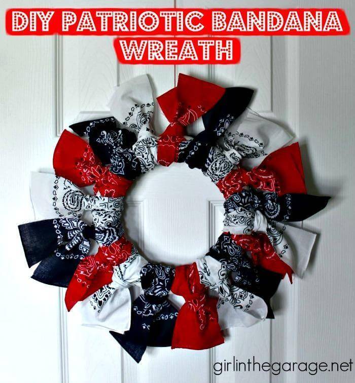 DIY patriotic wreath tutorial