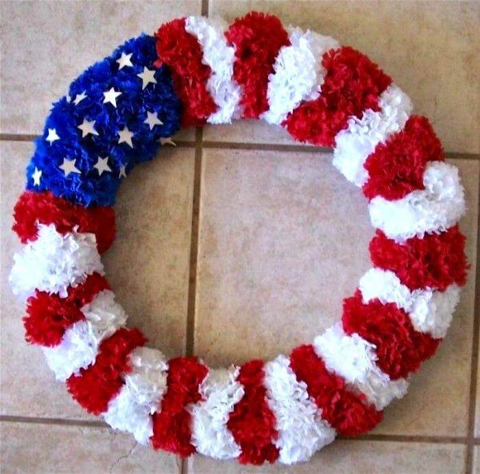 Fourth Of July Wreath