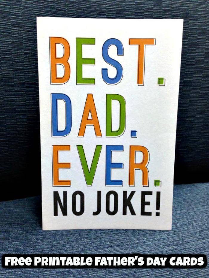 Free Printable Father's day Cards