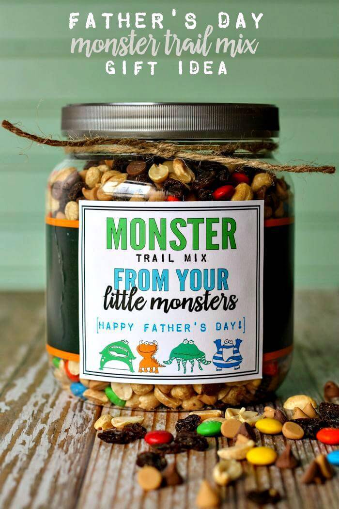 DIY Monster Trail Mix Father’s Day Gift