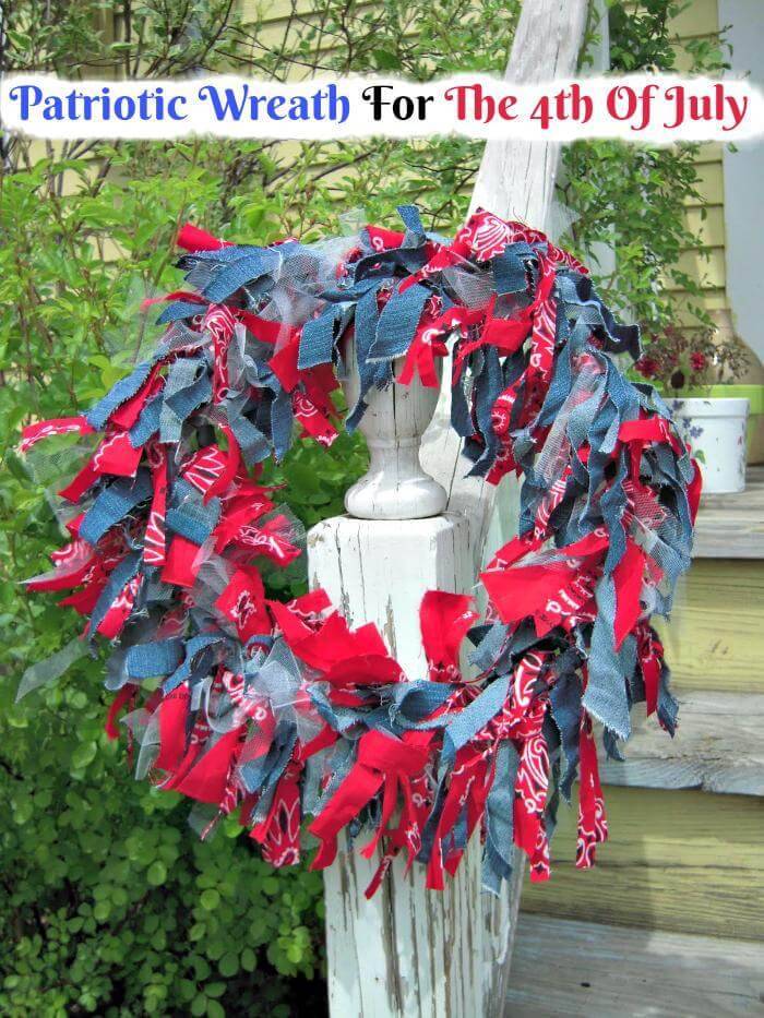 Patriotic Wreath For The 4th Of July