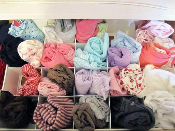 DIY 20 Insanely Genius Ways to Organize Baby Clothes