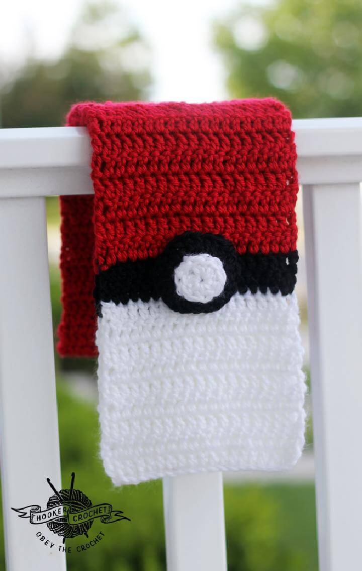 Crochet Pokemon Scarf Free Pattern