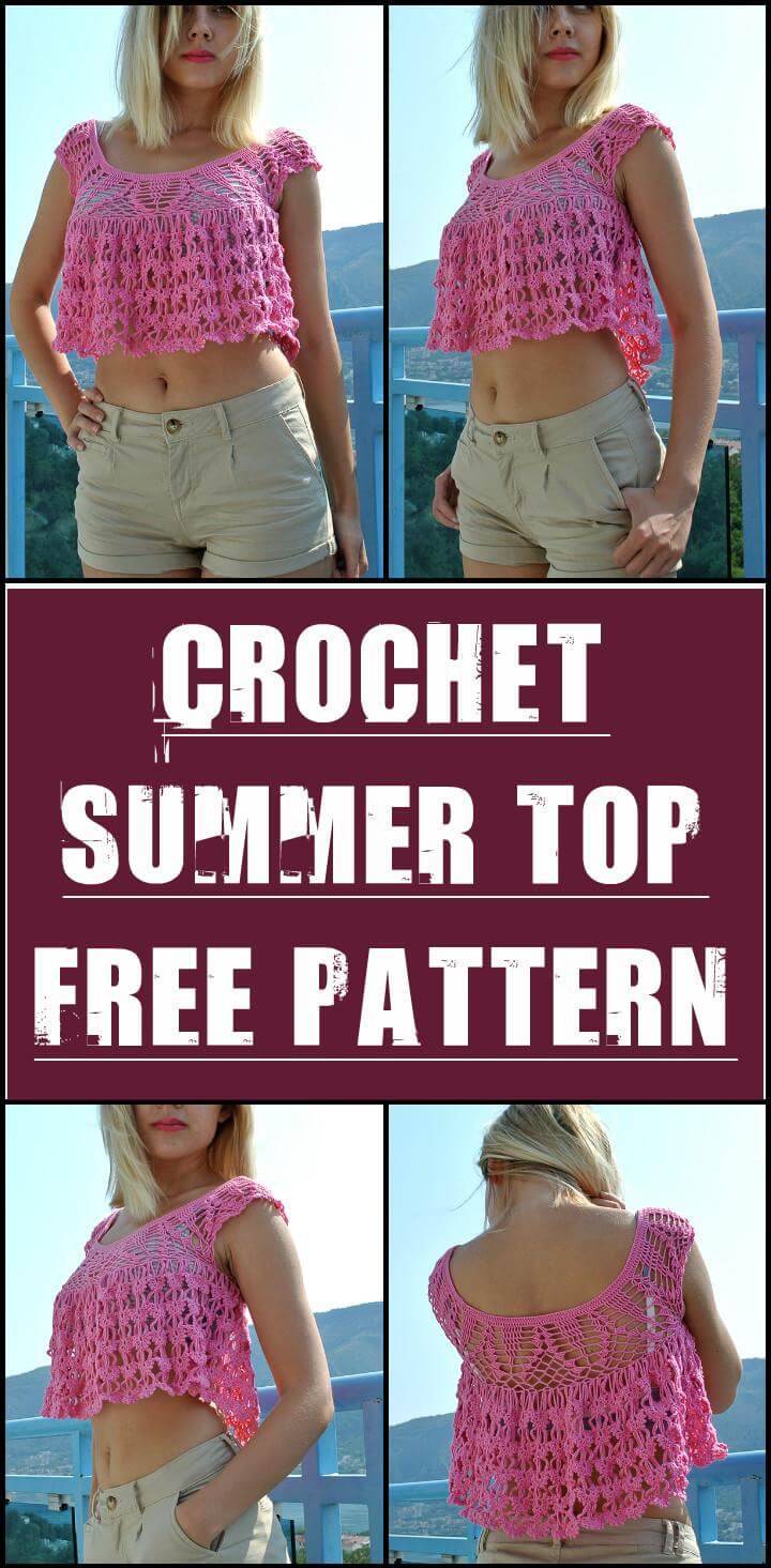 Crochet Summer Top Free Pattern