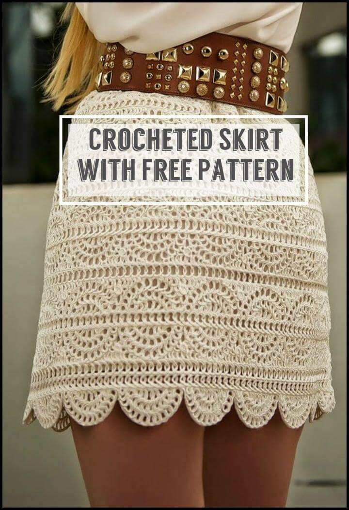 Crocheted Skirt with Free Pattern