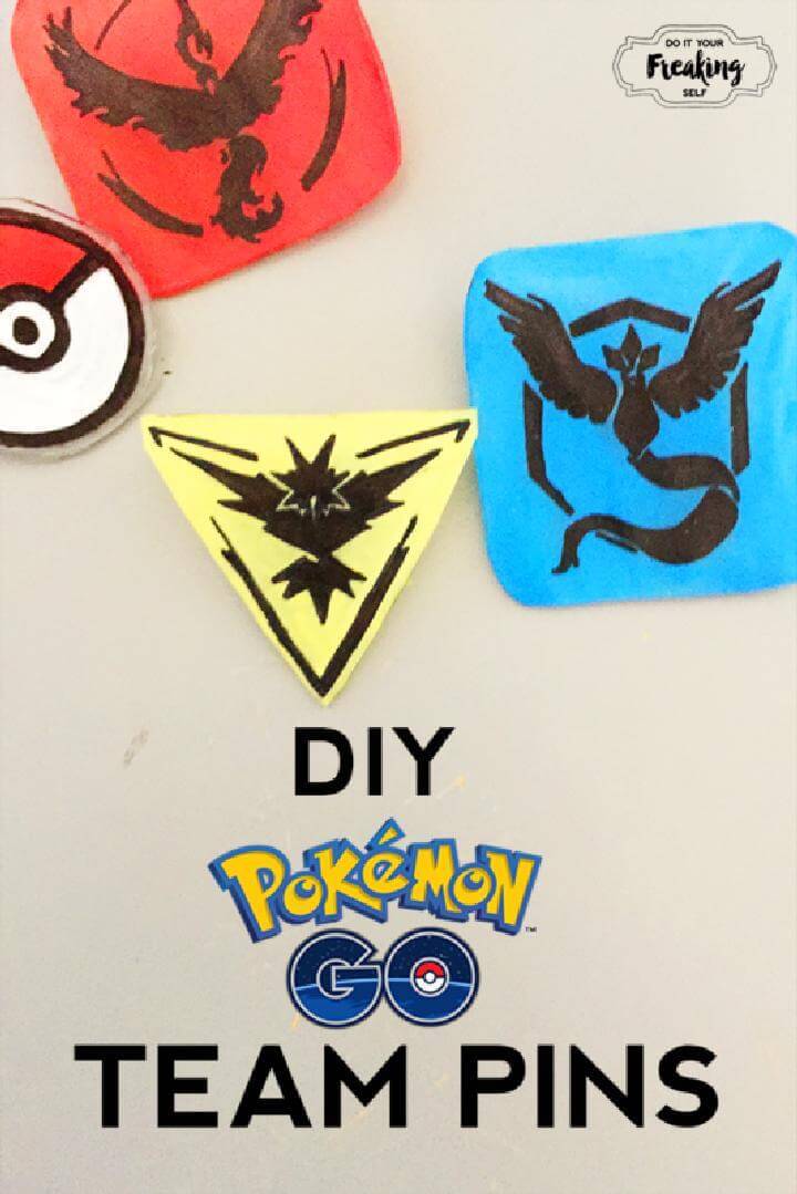 DIY Beautiful Pokemon Go Pins