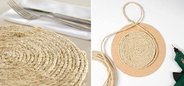 DIY Beautiful Rope Table Mats