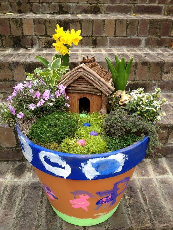 DIY Container Fairy Garden