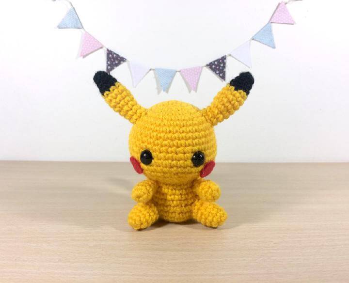 Easy-to-Crochet Pikachu Plushie