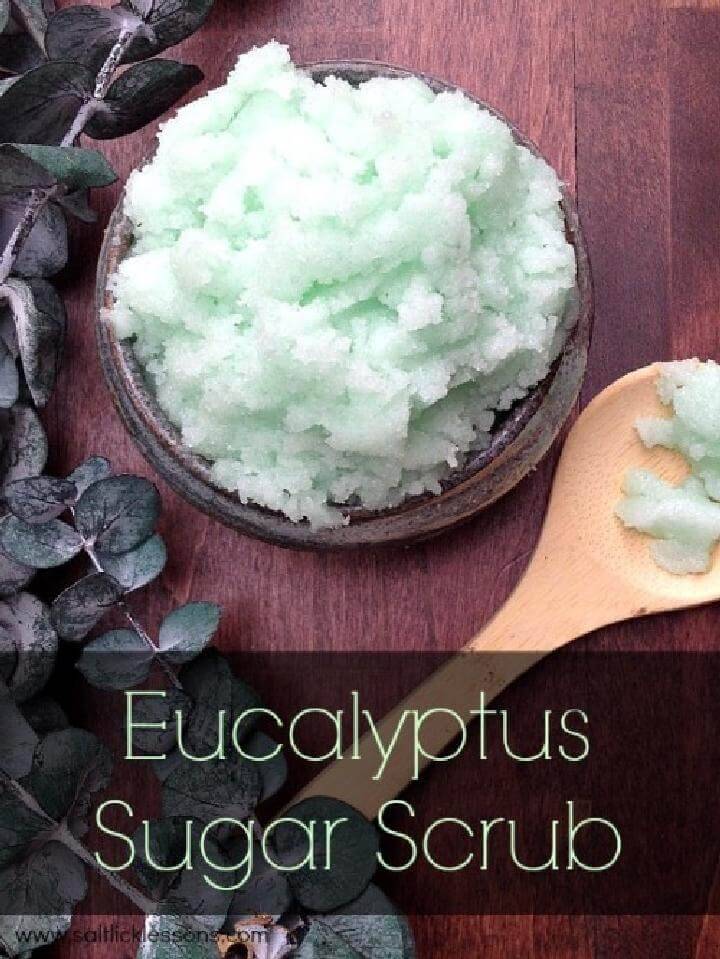 DIY Eucalyptus Sugar Scrub