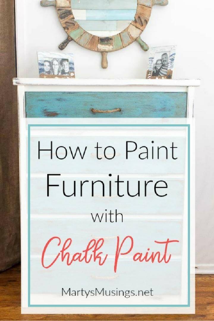 DIY Furniture Chalk Painting Tutorial