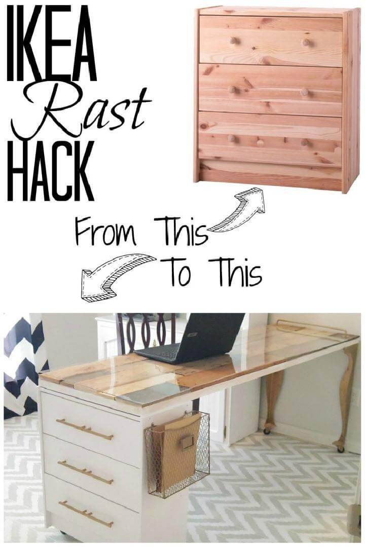 DIY IKEA Hack New Craftroom Desk