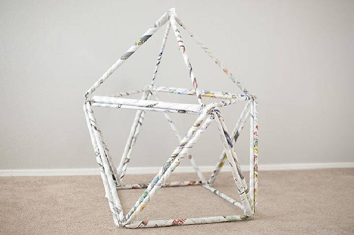 DIY Newspaper Fort or Building Block