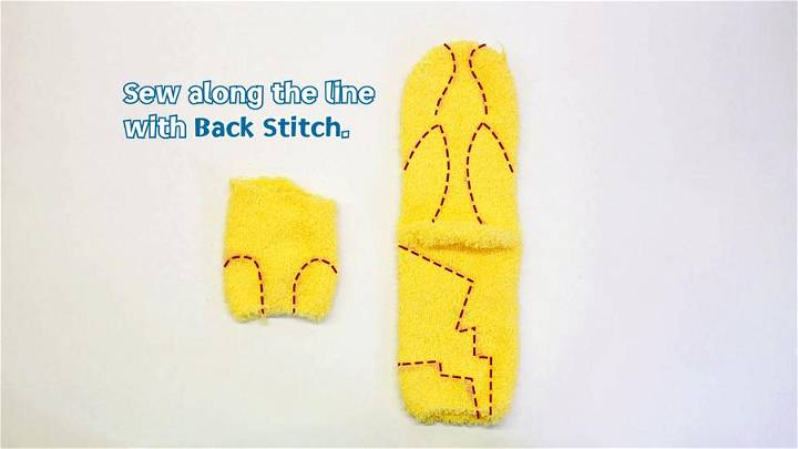 Sew Along The Line with Back Stitch