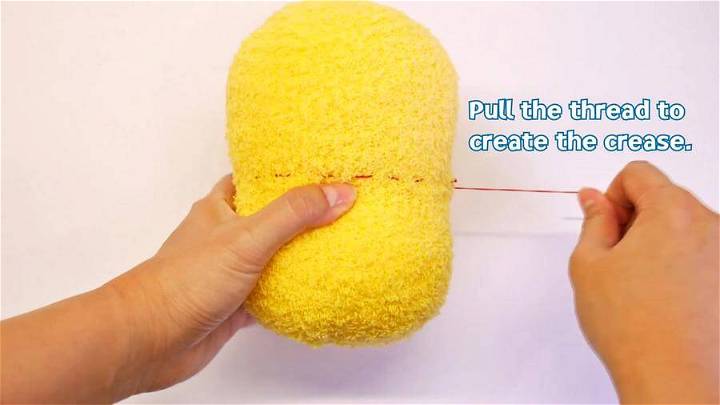 DIY Pikachu Sock Plushie with Free Pattern! Step (3)