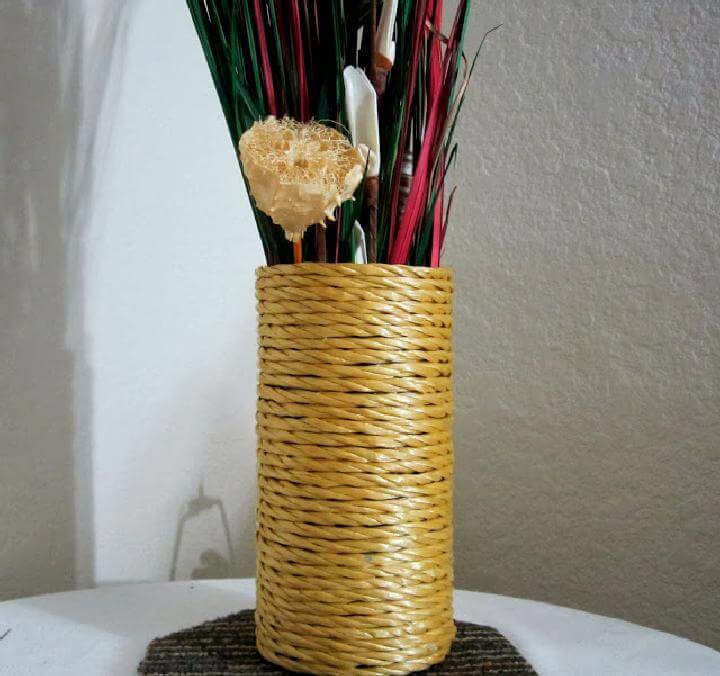 DIY Poly Rope Vase