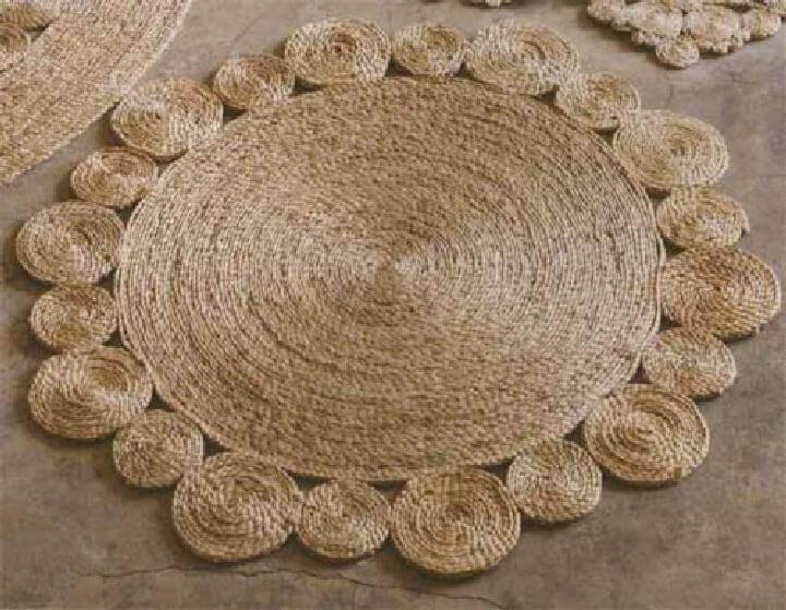 DIY Rustic Jute or Sisal Rope Rug