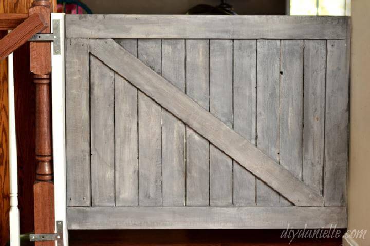Self-Made and Installed Farmhouse Baby or Pet GateSelf-Made and Installed Farmhouse Baby or Pet Gate