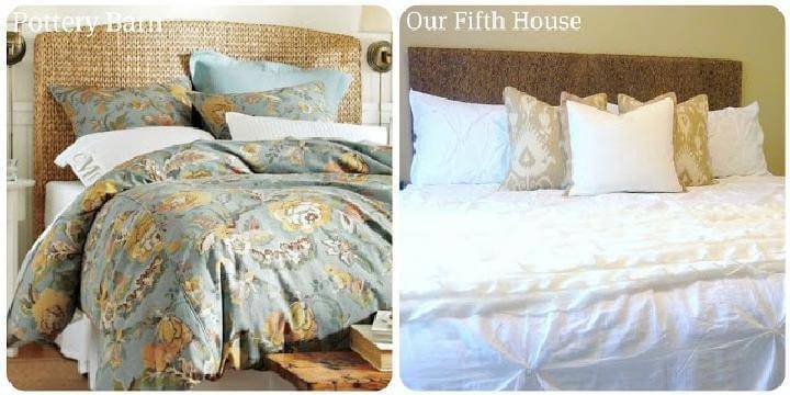 DIY Vintage Rope Headboard