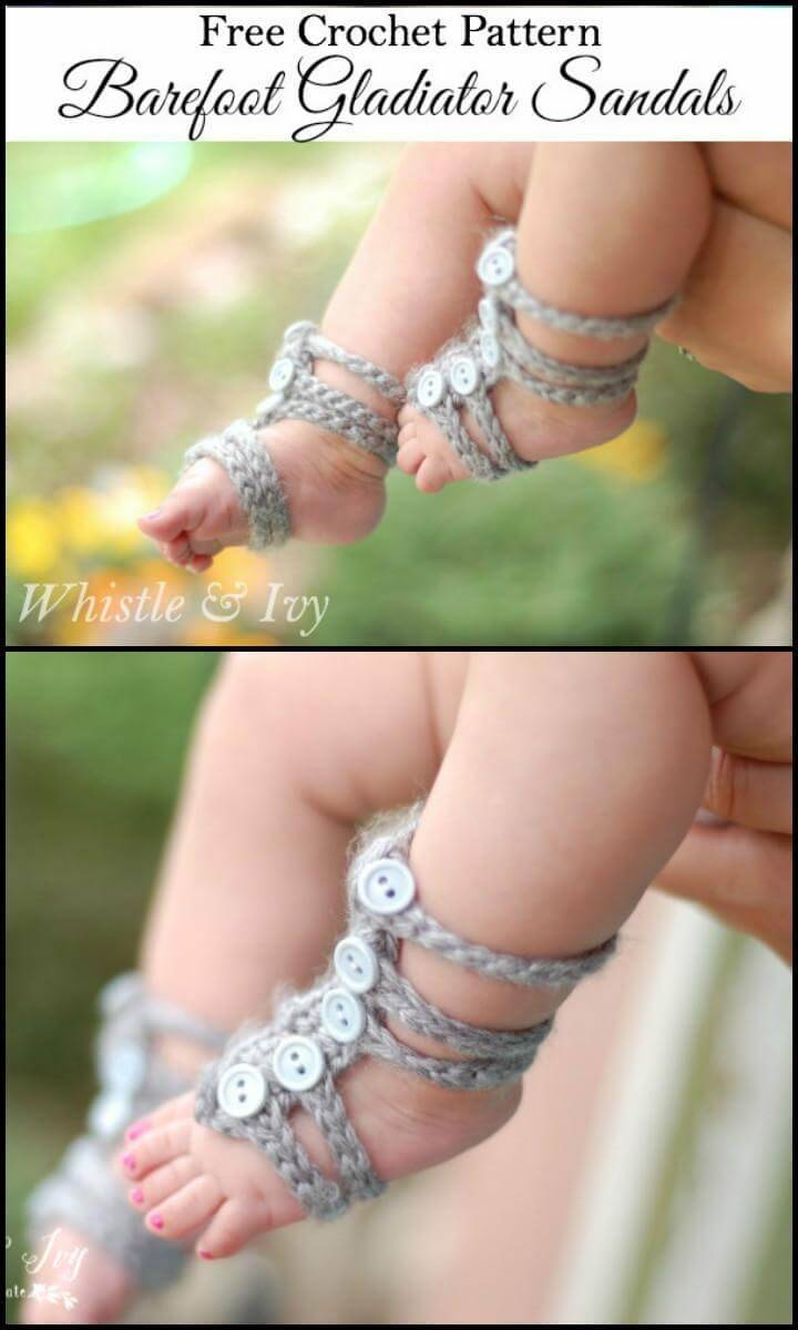 baby gladiator barefoot sandals