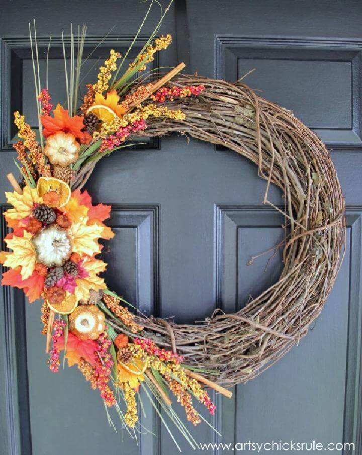 Beautiful DIY Fall Wreath