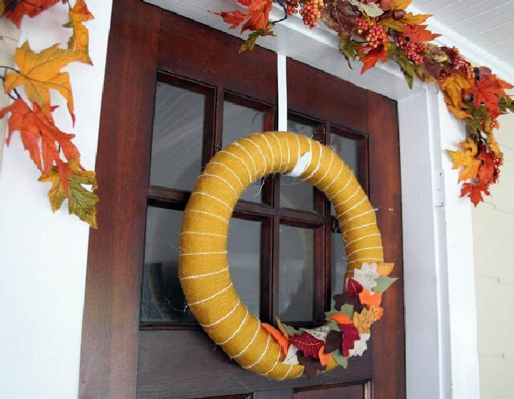 DIY Beautiful Handmade Fall Wreath