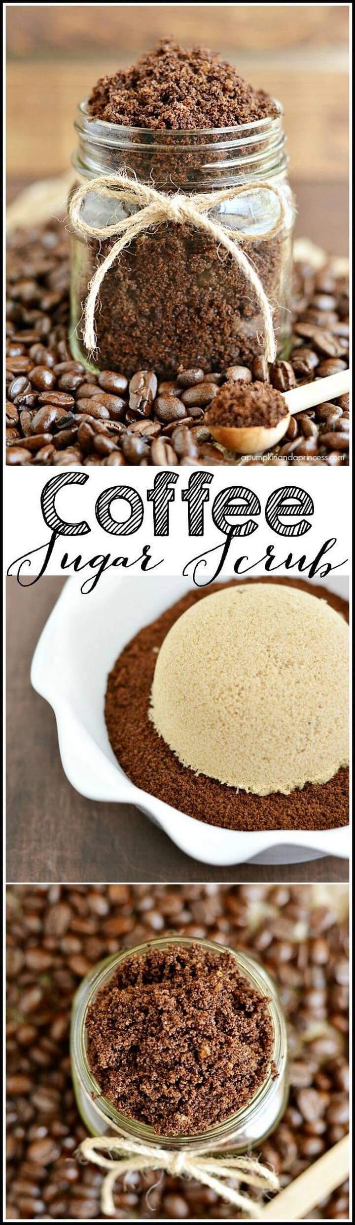 DIY Coffee Mason Jar Sugar Scrub Gift