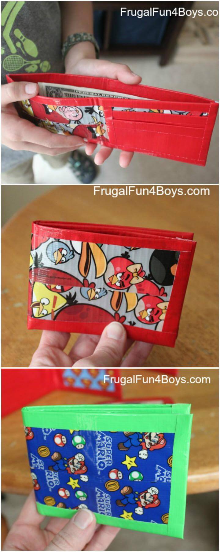 DIY Duct Tape Wallets