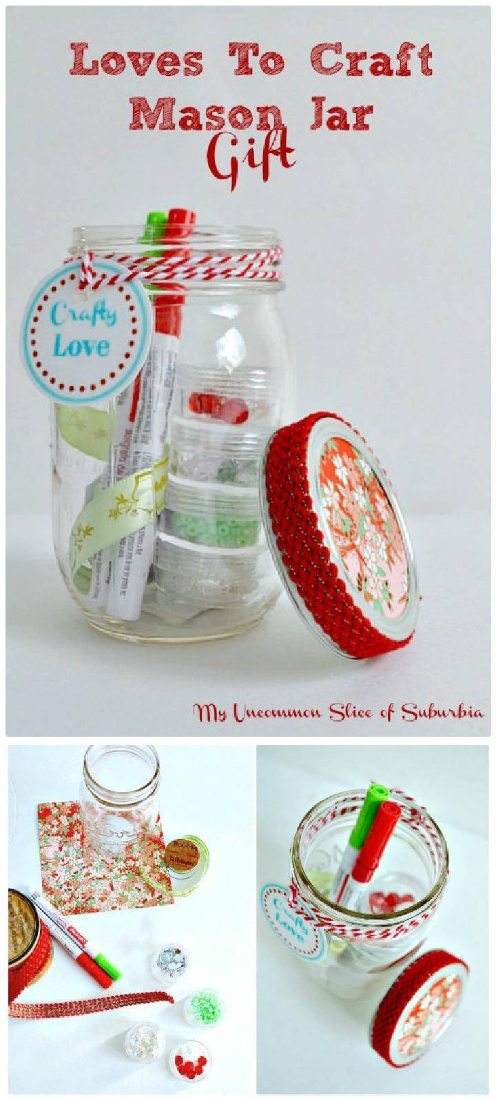 DIY Easy but Great Loves to Craft Mason Jar Gift
