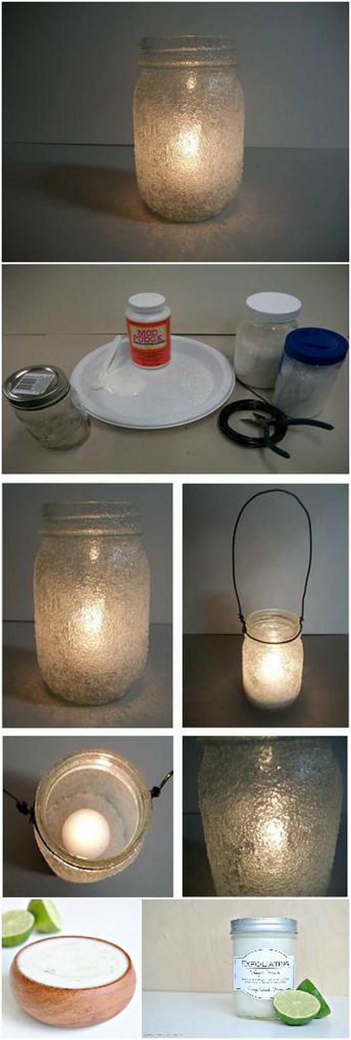 DIY Gift-Worthy Icicle Mason Jars