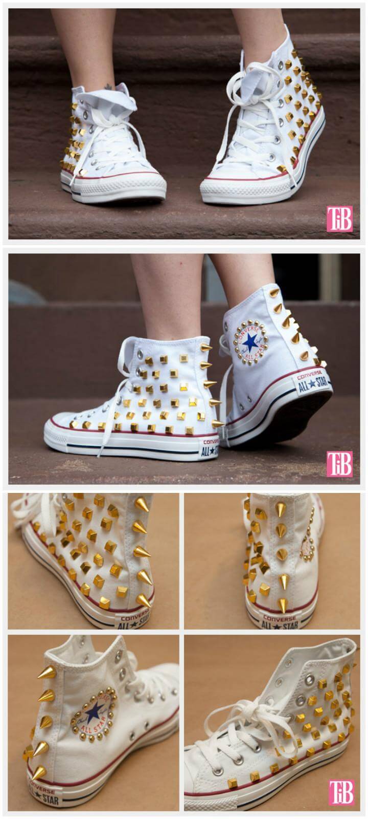 DIY Home Updated Studded Converse