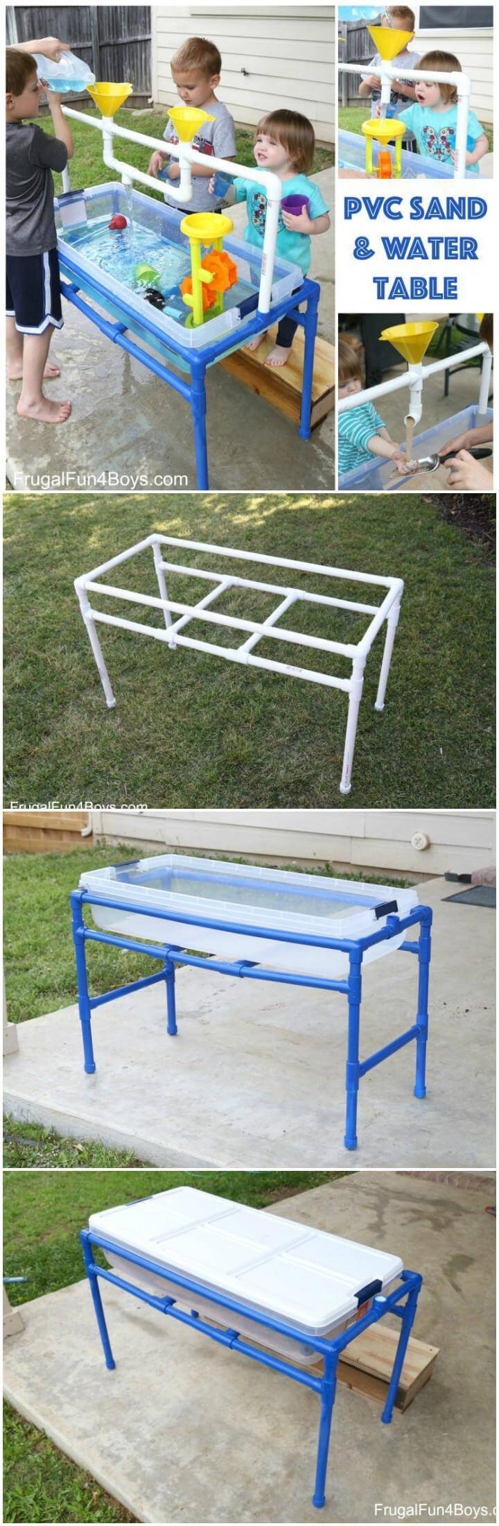 DIY Homemade PVC Pipe Water and Sand Table