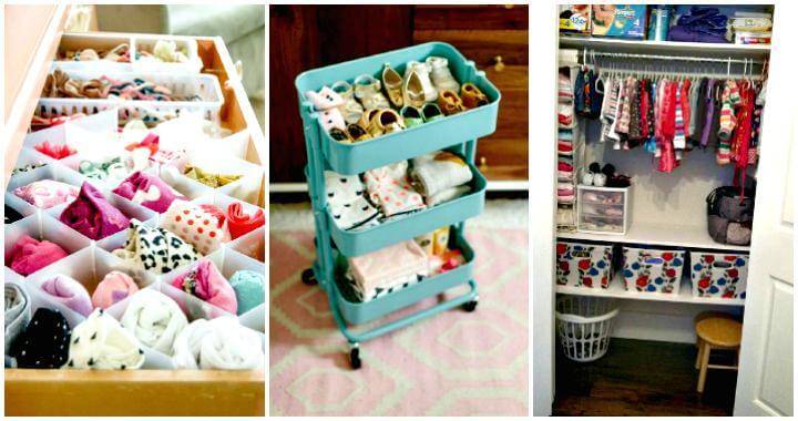 Diy 20 Insanely Genius Ways To Organize Baby Clothes Diy Crafts