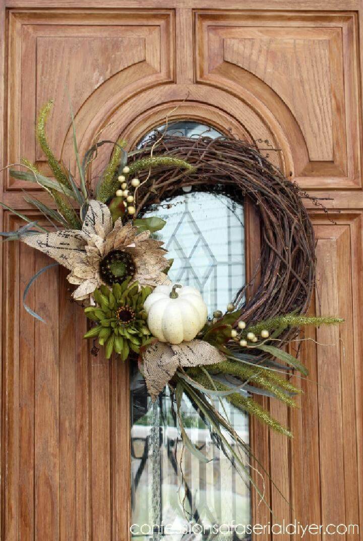 DIY Perfect Fall Wreath