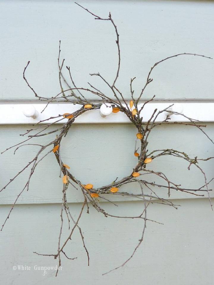 DIY Rustic Handmade Fall Wreath