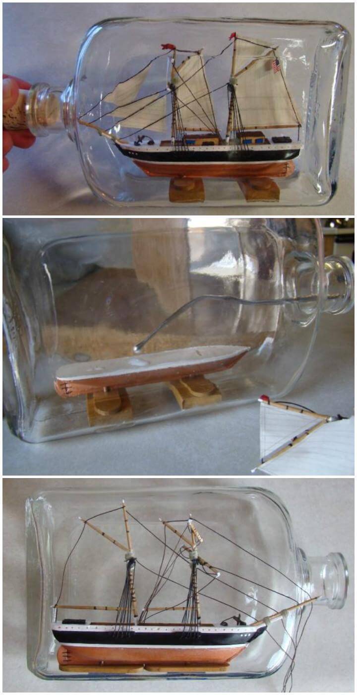 DIY Ship in a Bottle Tutorial