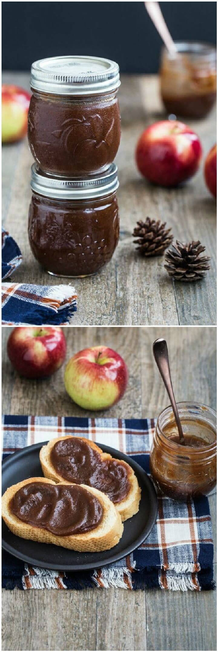 DIY Slow Cooker Mason jar Apple Butter Gift