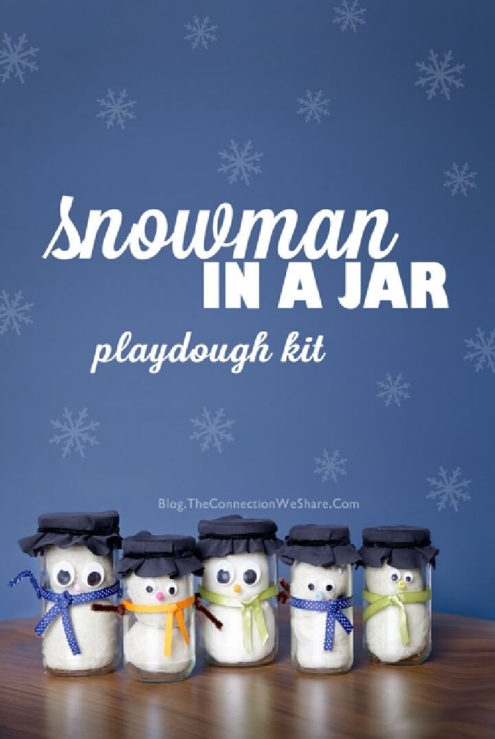 DIY Snowman in Mason Jar Gifts