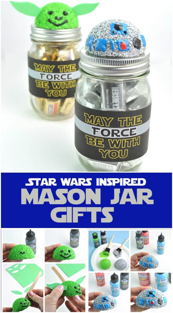 DIY Star Wars Inspired Mason Jar Gifts