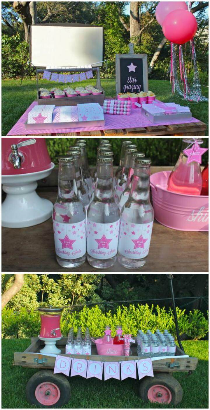 DIY Under Star Teen Birthday Party Idea