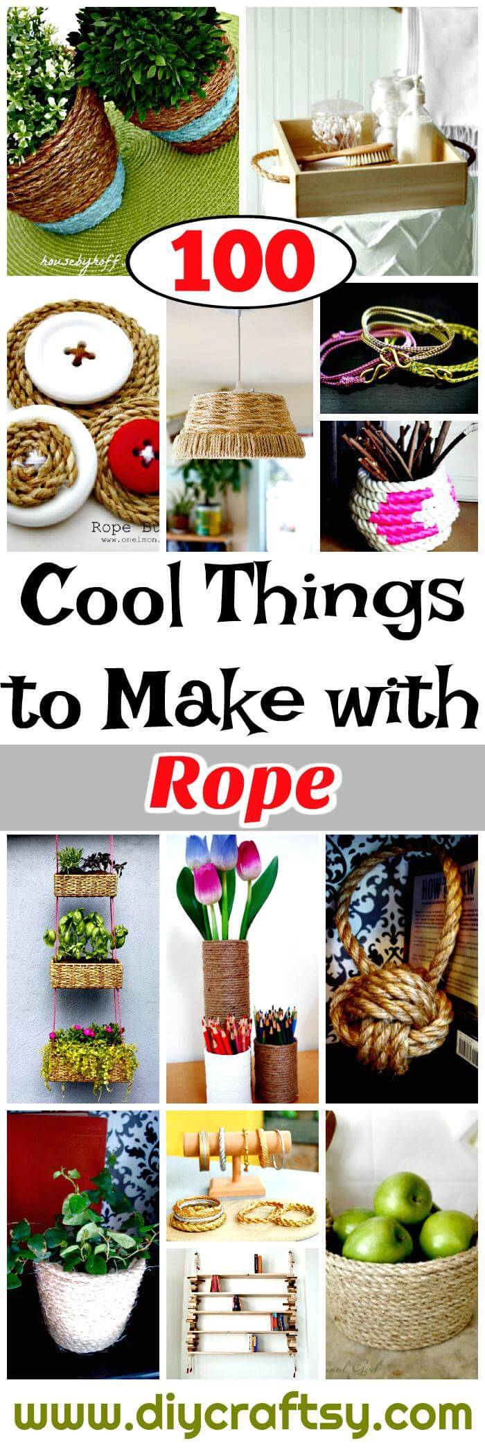 DIY Rope Projects and Crafts