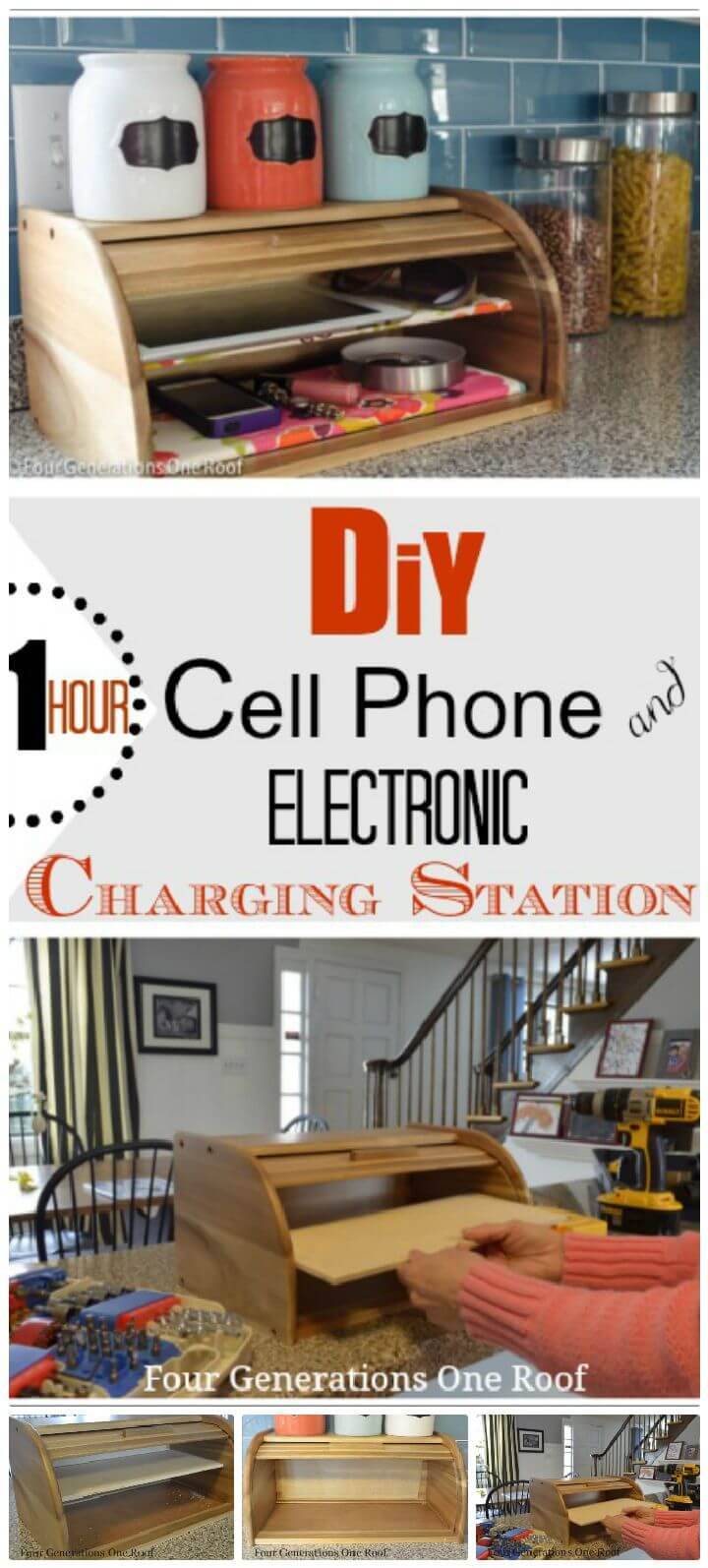 DIY Cell Phone Charging Station Tutorial