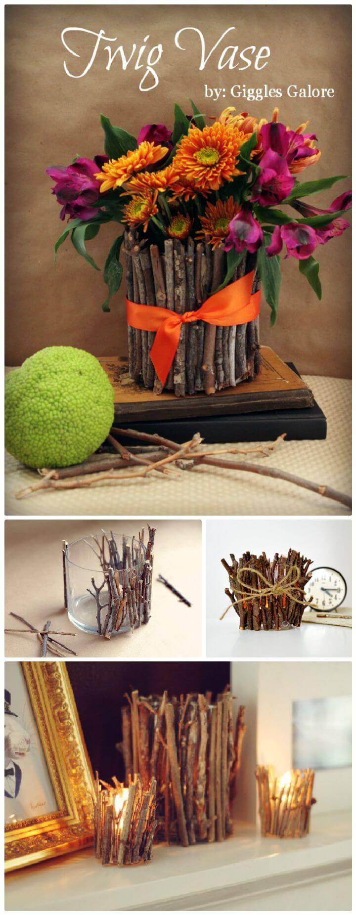 DIY Creatively Use Twigs In Home Décor
