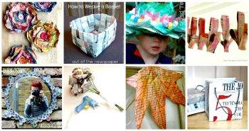DIY Newspaper Craft Projects