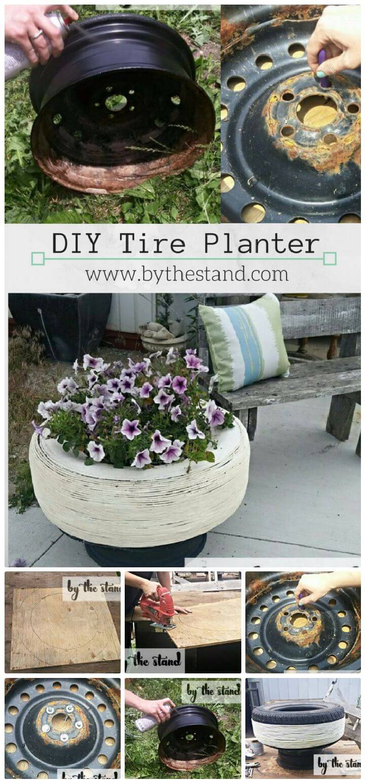 DIY Tire Planter